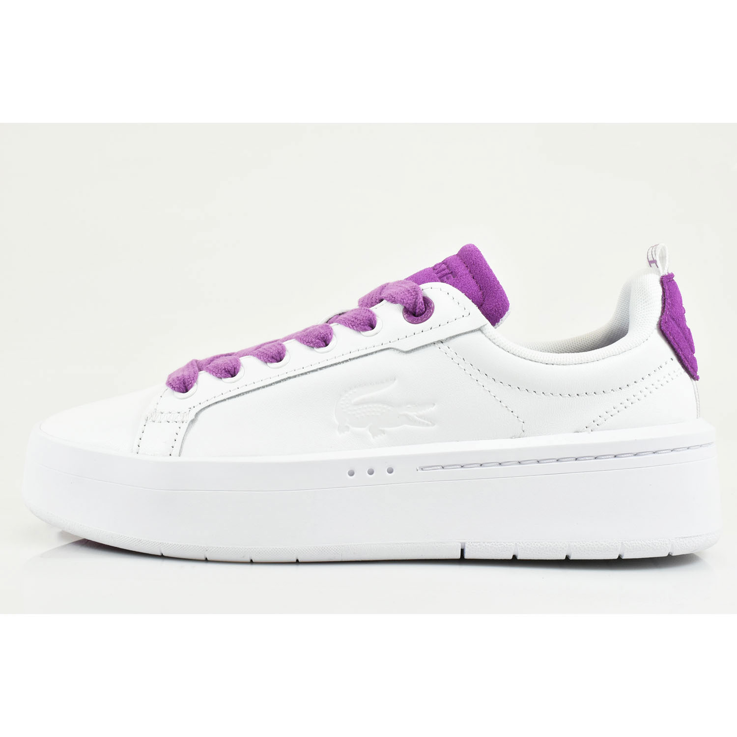 Lacoste CARNABY PLAT 123 1 SFA Λευκό-Λιλά